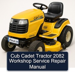 Cub Cadet Tractor 2082 Service Repair Workshop Manual PDF