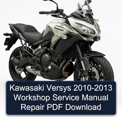 2010-2013 Kawasaki Versys Service Repair Workshop Manual PDF