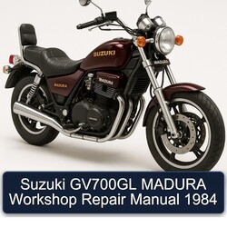 1984 Suzuki Madura GV700GL Service Repair Workshop Manual PDF