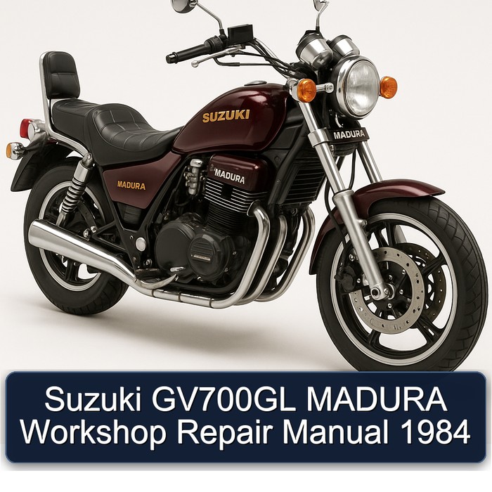 1984 Suzuki Madura GV700GL Service Repair Workshop Manual PDF