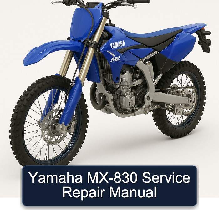 Yamaha MX Models MX-830 Service Repair Workshop Manual PDF