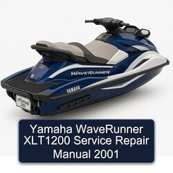 2001 Yamaha Waverunner XLT1200 Service Repair Workshop Manual PDF
