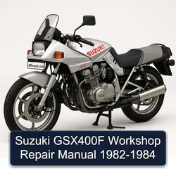 1982-1984 Suzuki GSX Series GSX400F Service Repair Workshop Manual PDF