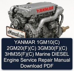 Yanmar 1gm10(c) 2gm20(f)(c) 3gm30(f)(c) 3hm35(f)(c) Marine Diesel Engine Service Repair Workshop Manual PDF