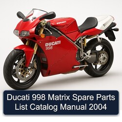 2004 Ducati 998 Matrix Spare Catalog Parts PDF