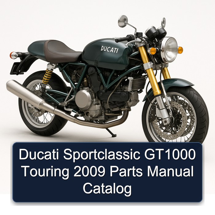 2009 Ducati Sportclassic GT1000 Touring Parts Catalog PDF