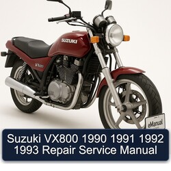 1990-1993 Suzuki VX800 Service Repair Workshop Manual PDF