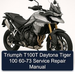 1960-1973 Triumph Daytona T100T Tiger 100 60 73 Service Repair Workshop Manual PDF