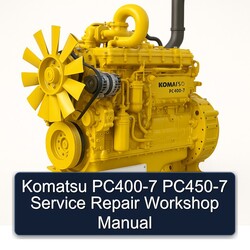 Komatsu PC400-7 PC450-7 Service Repair Workshop Manual PDF