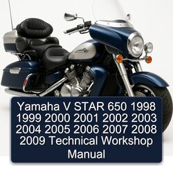 1998-2009 Yamaha Royal Star Venture V 650 Technical Service Repair Workshop Manual PDF