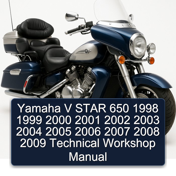 1998-2009 Yamaha Royal Star Venture V 650 Technical Service Repair Workshop Manual PDF