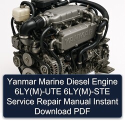 Yanmar Marine Diesel Engine 6ly(m)-ute 6ly(m)-ste Service Repair Workshop Manual PDF