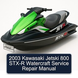 2003 Kawasaki Jetski 800 STX-R Watercraft Service Repair Workshop Manual PDF