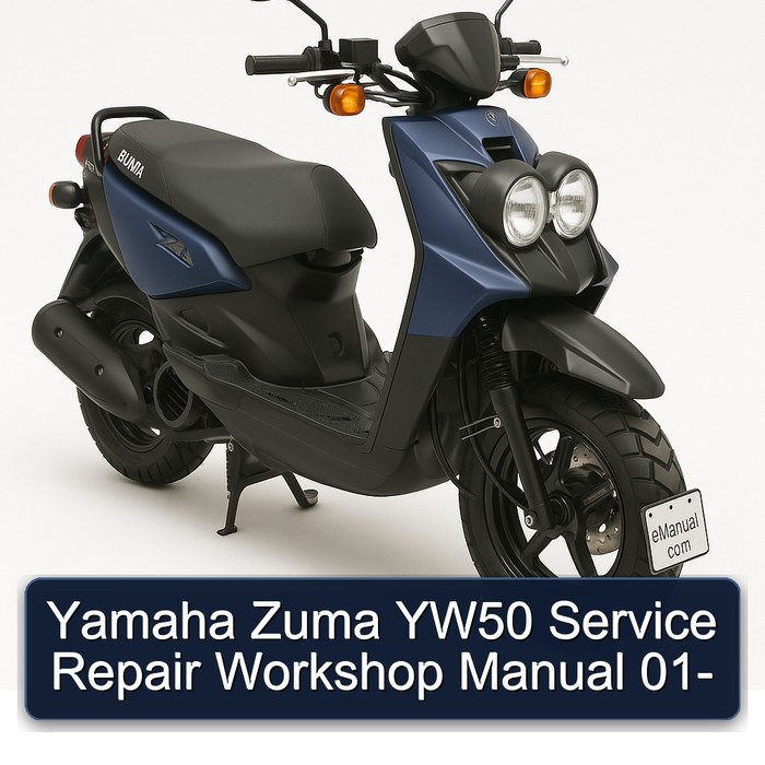 Yamaha Zuma YW50 01 Service Repair Workshop Manual PDF