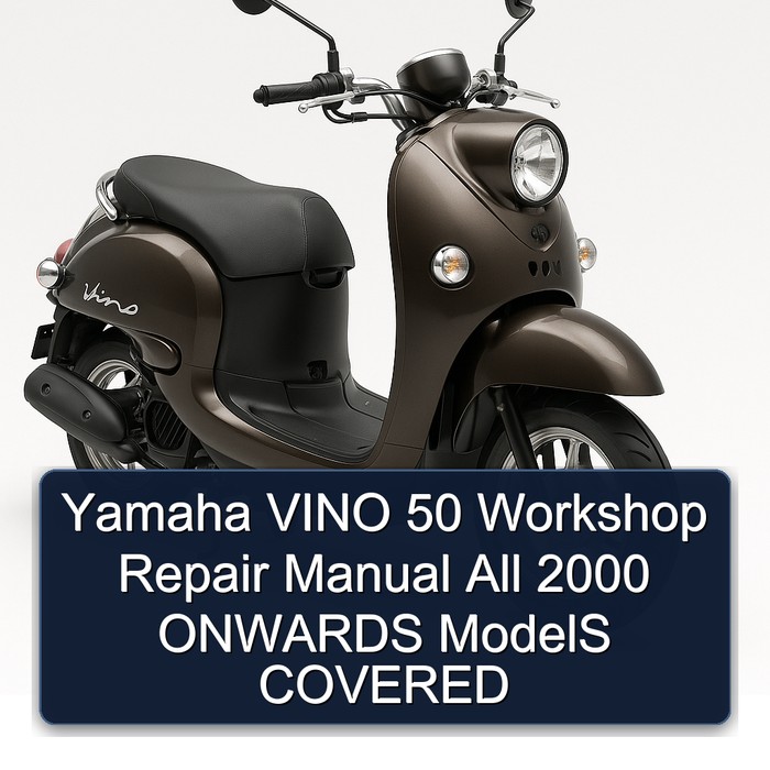 2000 Yamaha Vino 50 All Onwards Models Covered Service Repair Workshop Manual PDF