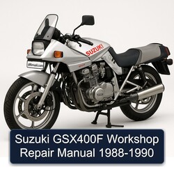 1988-1990 Suzuki GSX Series GSX400F Service Repair Workshop Manual PDF