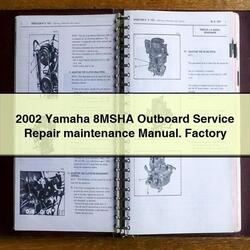 2002 Yamaha 8MSHA Outboard Service Repair Workshop Manual PDF