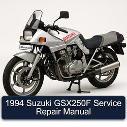 1994 Suzuki GSX Series GSX250F Service Repair Workshop Manual PDF