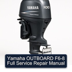 Yamaha Outboard F6-8 Service Repair Workshop Manual PDF