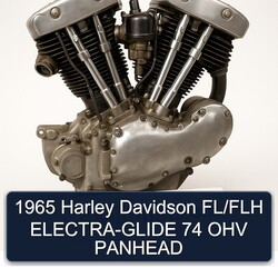 1965 Harley Davidson Fl/flh Electra-glide 74 Ohv Panhead