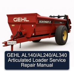 Gehl Al140/al240/al340 Articulated Loader Service Repair Workshop Manual PDF