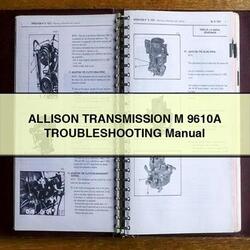Allison Transmission M 9610A Service Repair Workshop Manual PDF