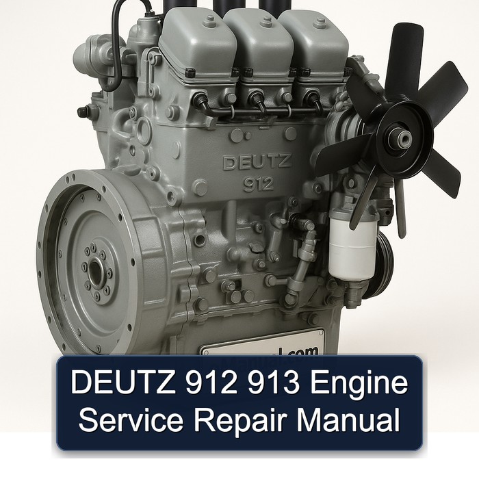Deutz 912 913 Engine Service Repair Workshop Manual PDF