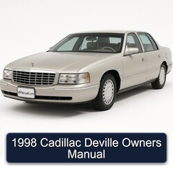 1998 Cadillac Deville Owners Owner's Manual PDF