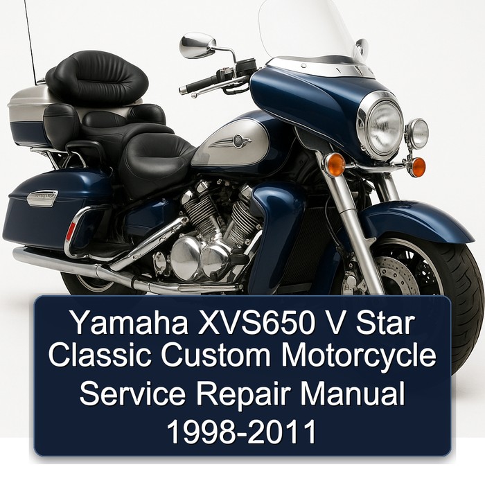 1998-2011 Aprilia Classic Yamaha XVS650 V Star Custom Motorcycle Service Repair Workshop Manual PDF
