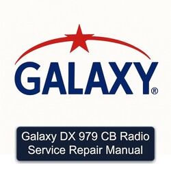 Galaxy DX 979 CB Radio Service Repair Workshop Manual PDF