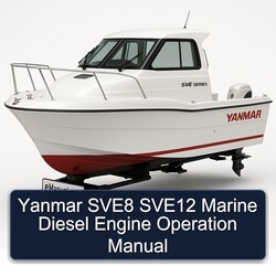 Yanmar SVE8 SVE12 Marine Diesel Engine Operation Service Repair Workshop Manual PDF