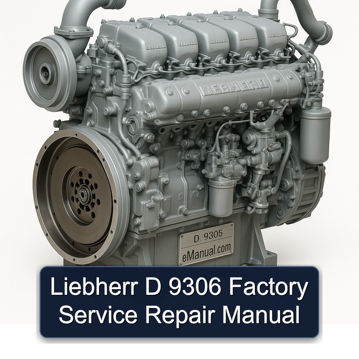Liebherr D 9306 Service Repair Workshop Manual PDF