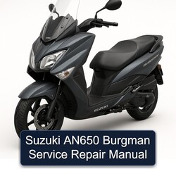 Suzuki AN650 Burgman Manual de servicio y reparación 