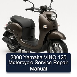 2008 Yamaha Vino 125 Motorcycle Service Repair Workshop Manual PDF
