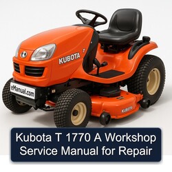 Kubota T 1770 Service Repair Workshop Manual PDF