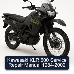 1984-2002 Kawasaki KLR Series 600 Service Repair Workshop Manual PDF