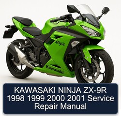 1998-2001 Kawasaki Ninja ZX-9R Service Repair Workshop Manual PDF