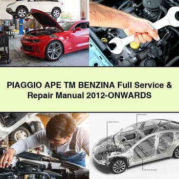 2012 Piaggio Ape TM Benzina -onwards Service Repair Workshop Manual PDF