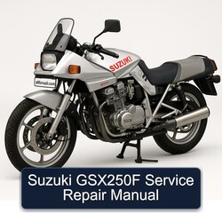 Suzuki GSX Series GSX250F Service Repair Workshop Manual PDF