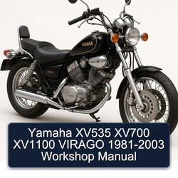 1981-2003 Yamaha Virago XV535 XV700 XV1100 Service Repair Workshop Manual PDF