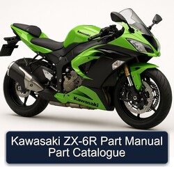 Kawasaki ZX-6R Part Manual Part Catalogue 