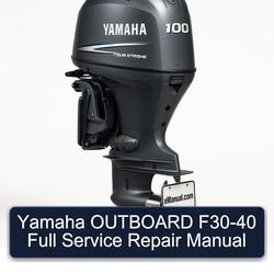 Yamaha Outboard F30-40 Service Repair Workshop Manual PDF