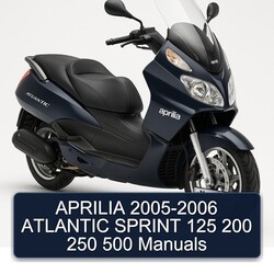 2005-2006 Aprilia Atlantic Sprint 125 200 250 500 Service Repair Workshop Manual PDF