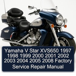 1997-2008 Yamaha Royal Star Venture V XVS650 Service Repair Workshop Manual PDF