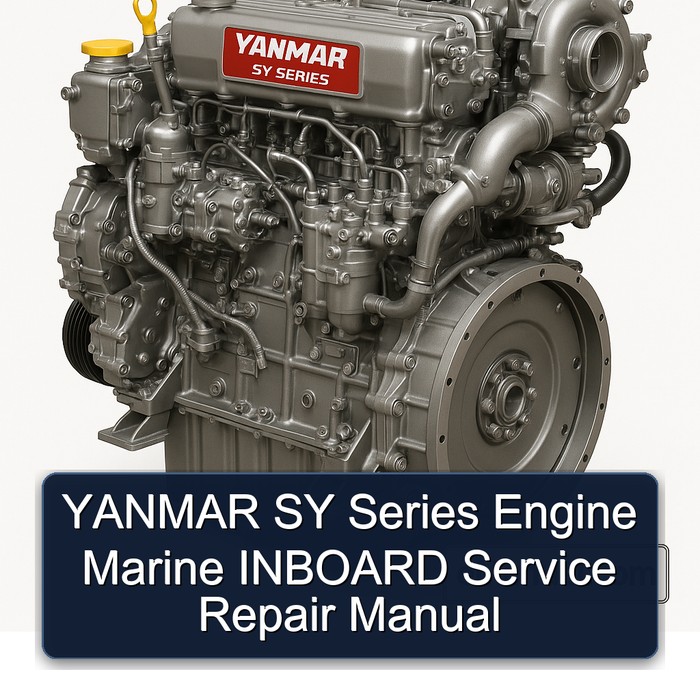 Yanmar SY Series Engine Marine Inboard Service Repair Workshop Manual PDF