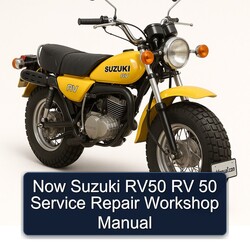 Suzuki RV Series Now RV50 50 Service Repair Workshop Manual PDF