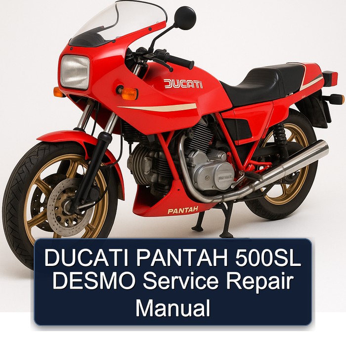 Ducati Pantah 500SL Desmo Service Repair Workshop Manual PDF