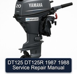 1987-1988 Yamaha DT Models DT125 DT125R Service Repair Workshop Manual PDF