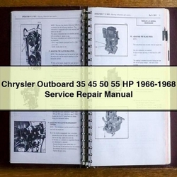 1966-1968 Chrysler Outboard 35 45 50 55 HP Service Repair Workshop Manual PDF
