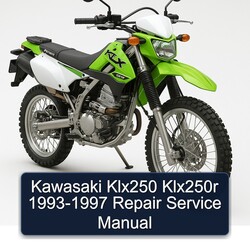 1993-1997 Kawasaki KLX Series KLX250 KLX250R Service Repair Workshop Manual PDF